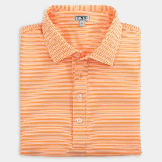 GenTeal Apparel - Marigold Campus Stripe Polo