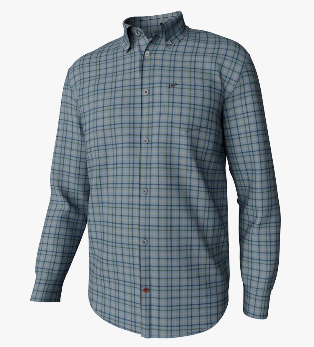 Youth Hadley Luxe Long Sleeve Burton Check - Mountain Spring
