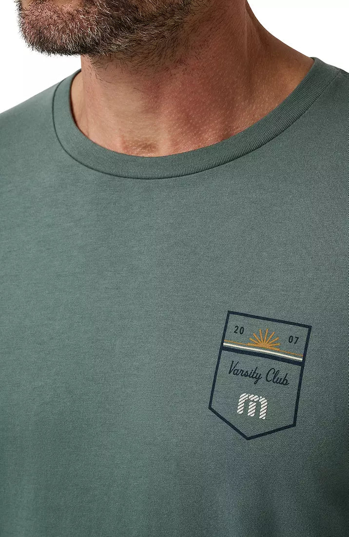 Club Charm Golf T-Shirt - Balsam Green