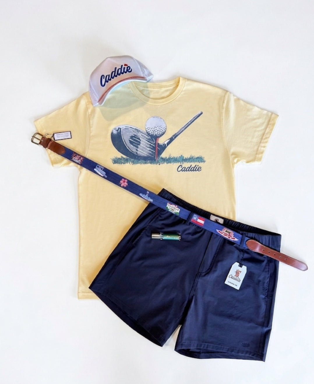 Caddie Lined Up T-Shirt