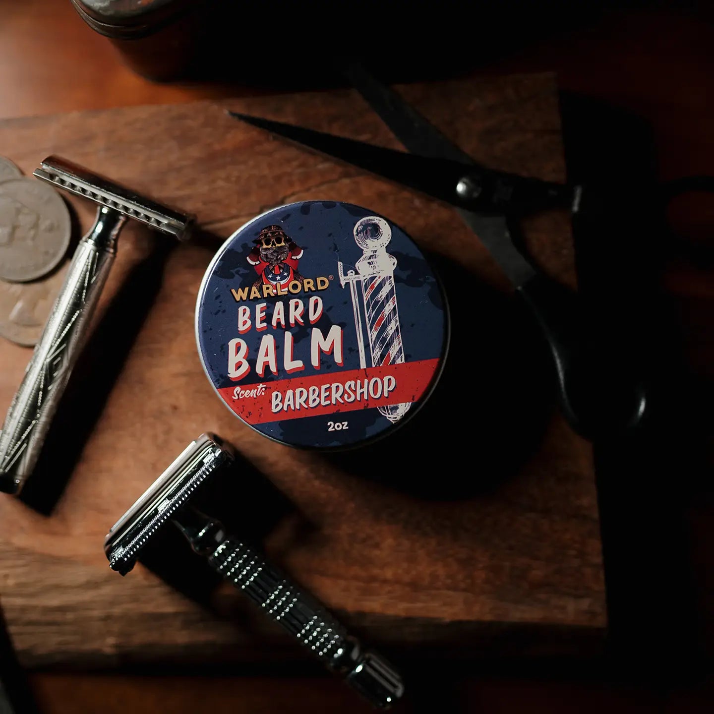 Warlord - Men's Grooming Essentials | Veteran Owned - Barbershop Beard Balm