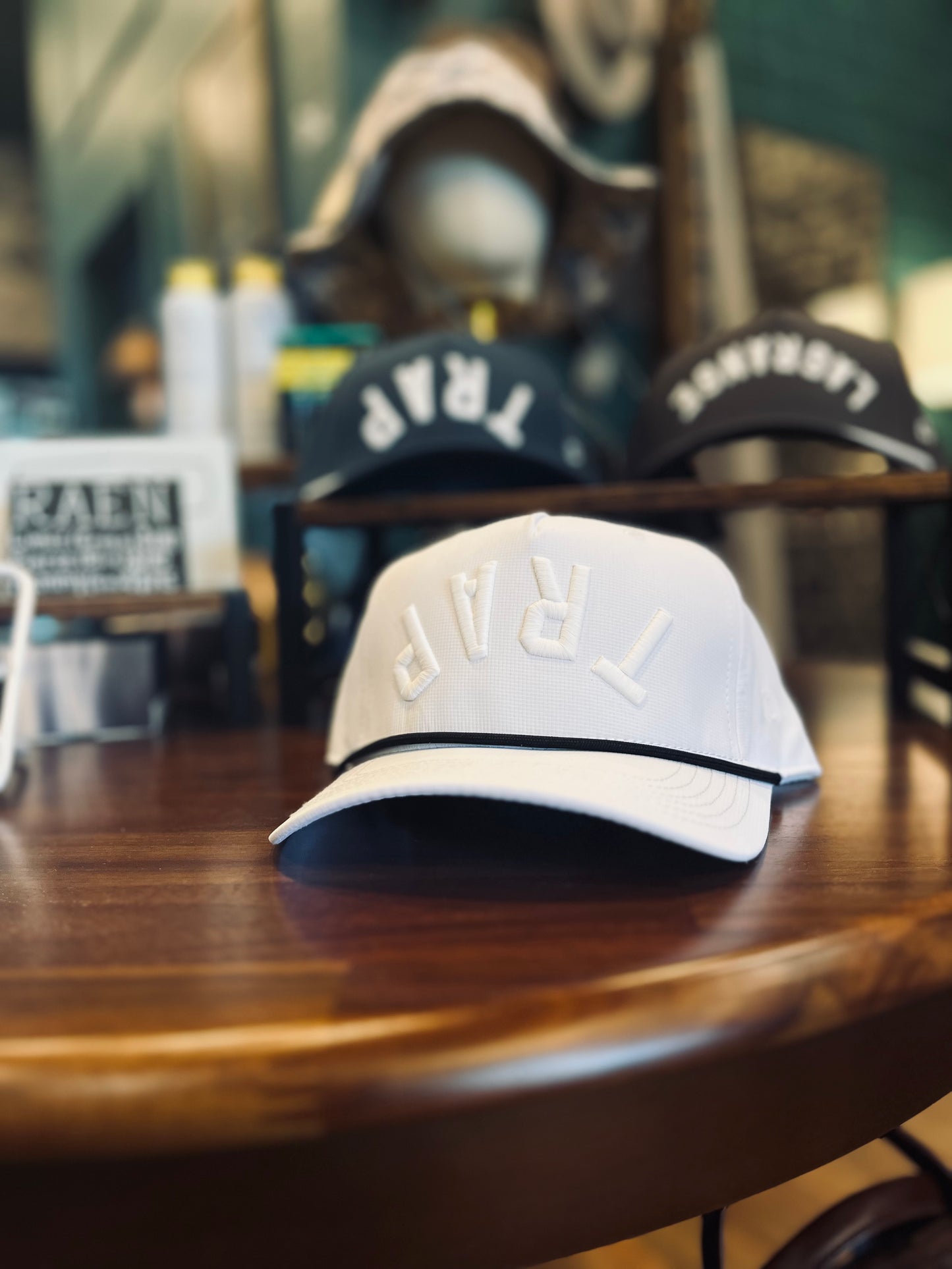 Upside Down Rope Hat - Trap Co. White/White