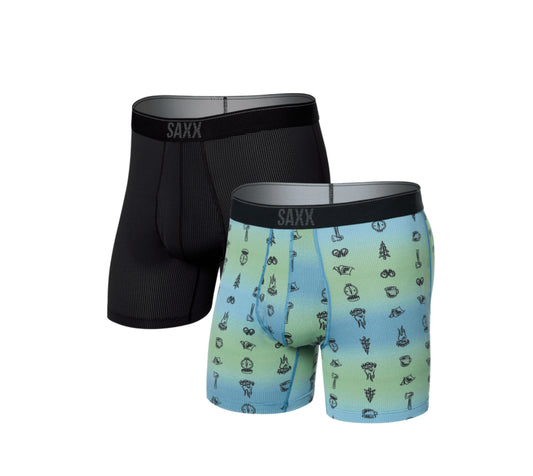 Saxx Underwear Quest Quick Dry Mesh 2 Pack CAB