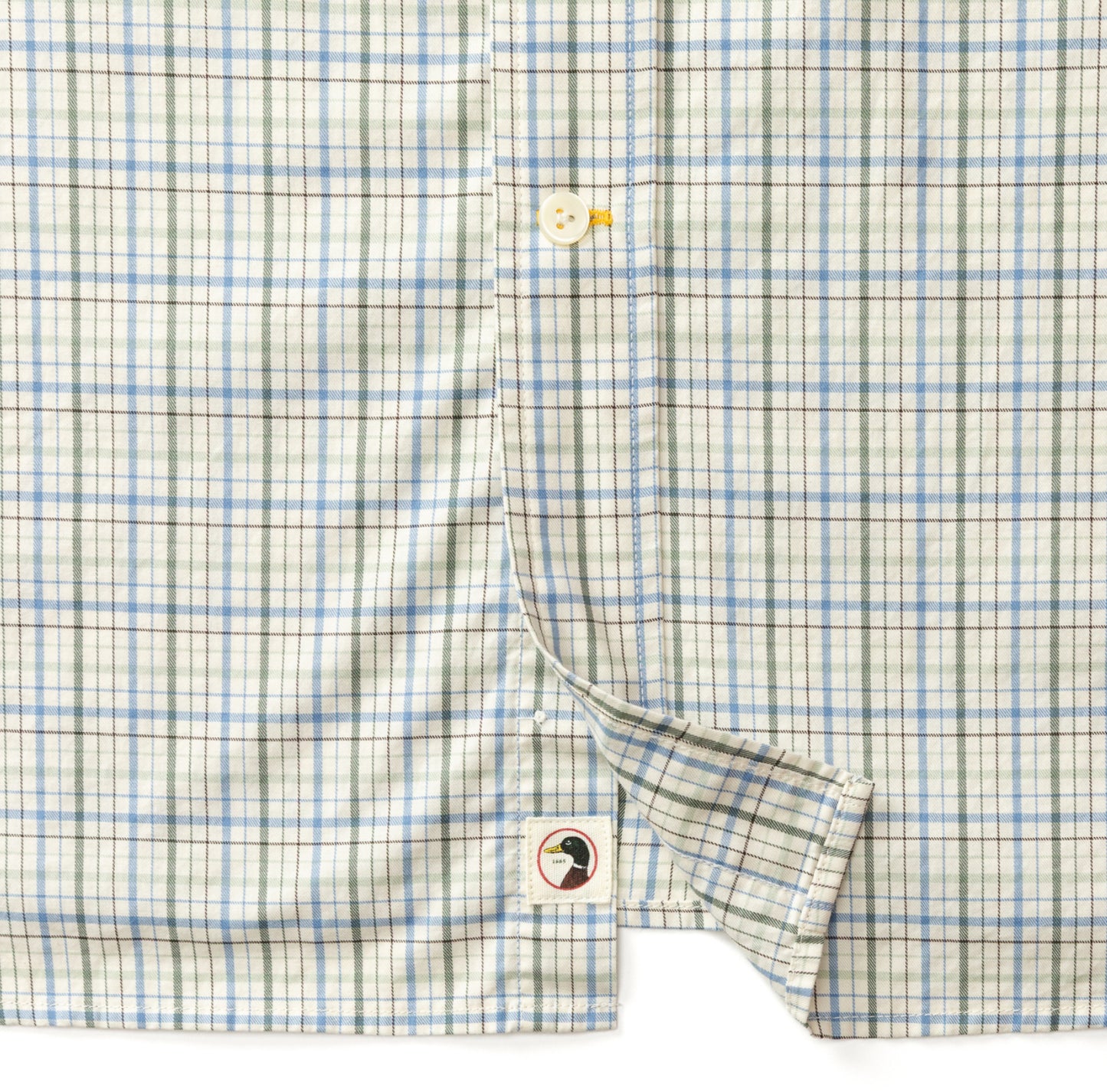 Duck Head - Cotton Twill Sport Shirt-Cooper in Lake Blue