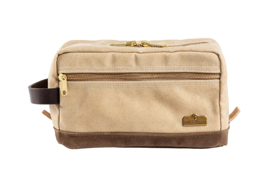 Waxed Canvas Dopp Kit