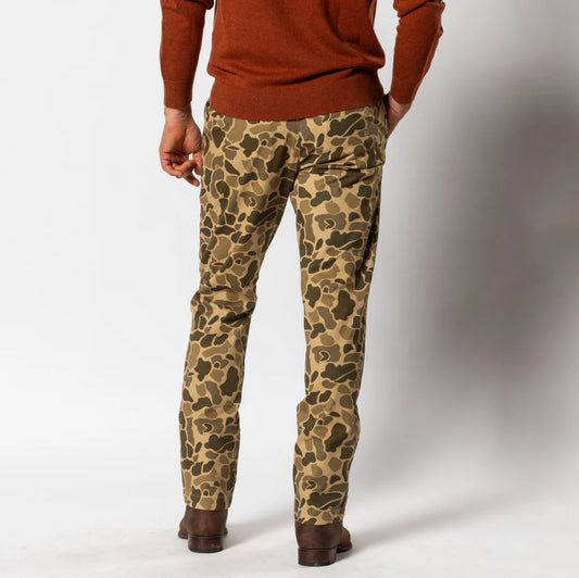 Classic Fit Gold School Chino in Original Khaki Camo