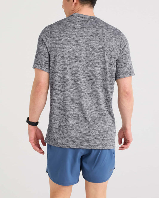 Multi-Sport Tech Tee in Faded Black Heather