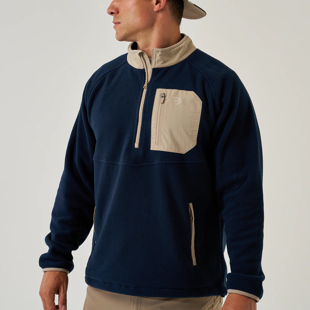 Micro Fleece Jacket - Dark Blue – The Dapper Den