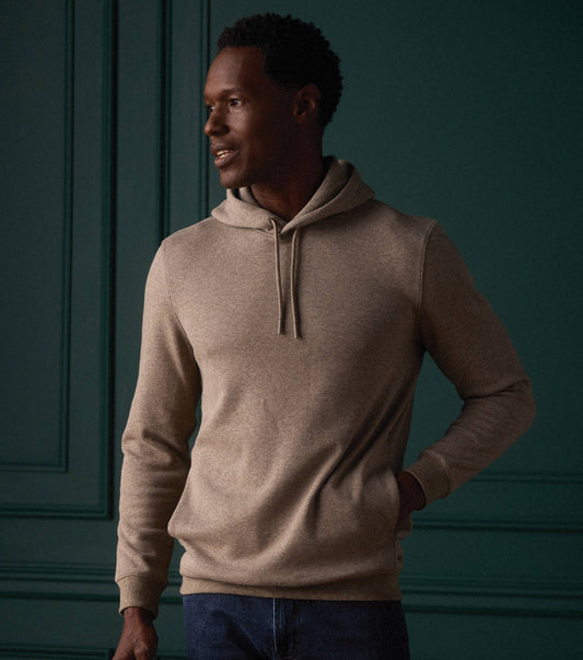 Puremeso Fleece Hoodie Dark Taupe