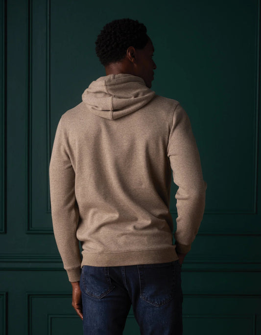 Puremeso Fleece Hoodie Dark Taupe