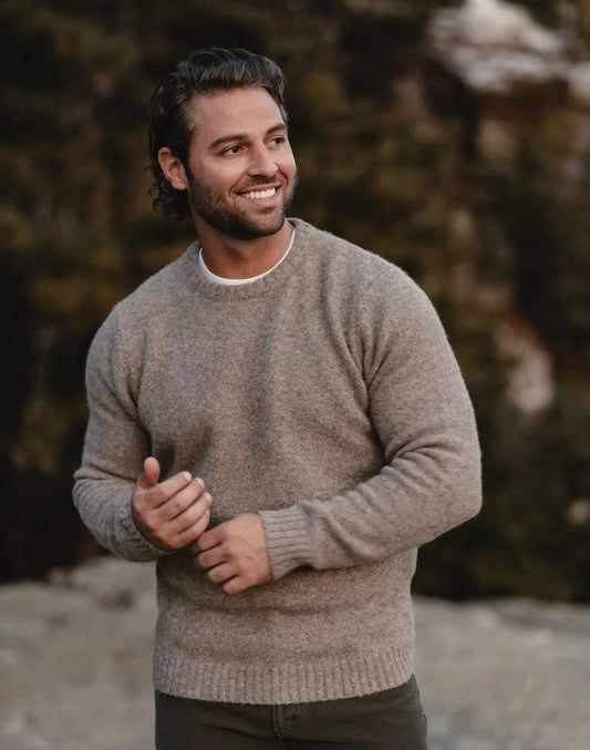 Homebound Crewneck Sweater Toasted Chestnut
