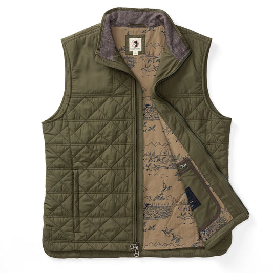 Fremont Sport Performance Quilted Vest in Olive
