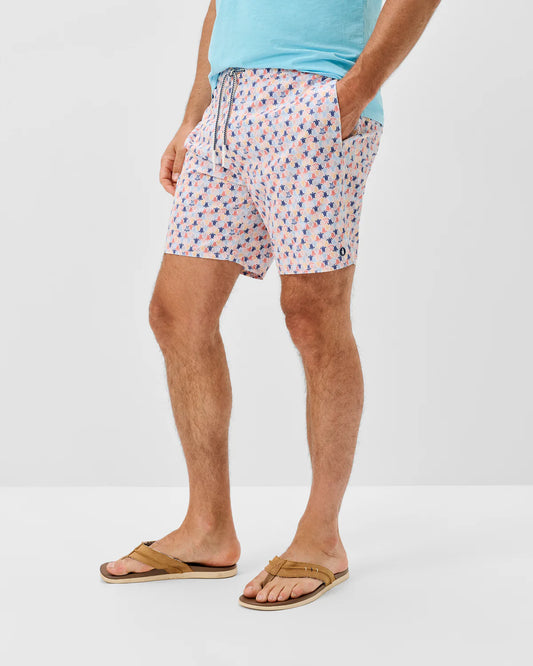 Half Elastic 7" Swim Trunks