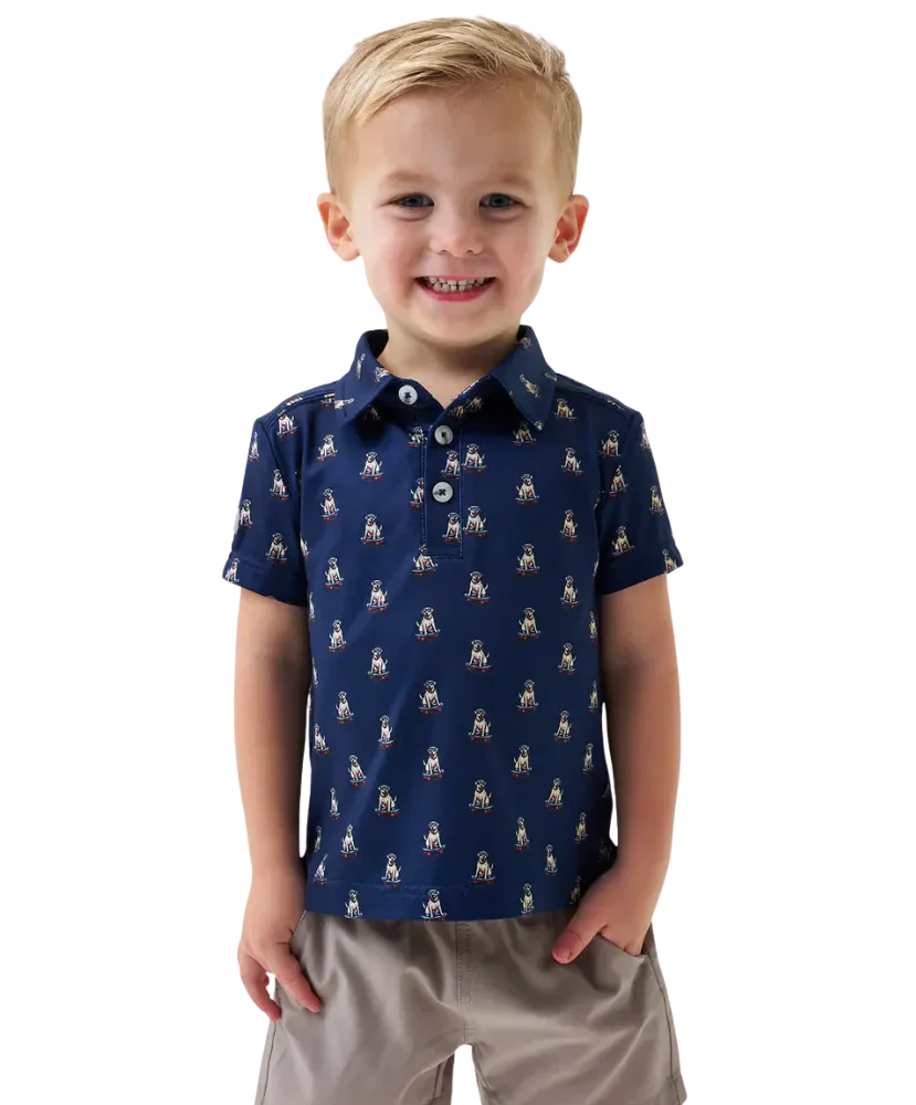 Youth & Toddler Performance Polo - Skate Dog