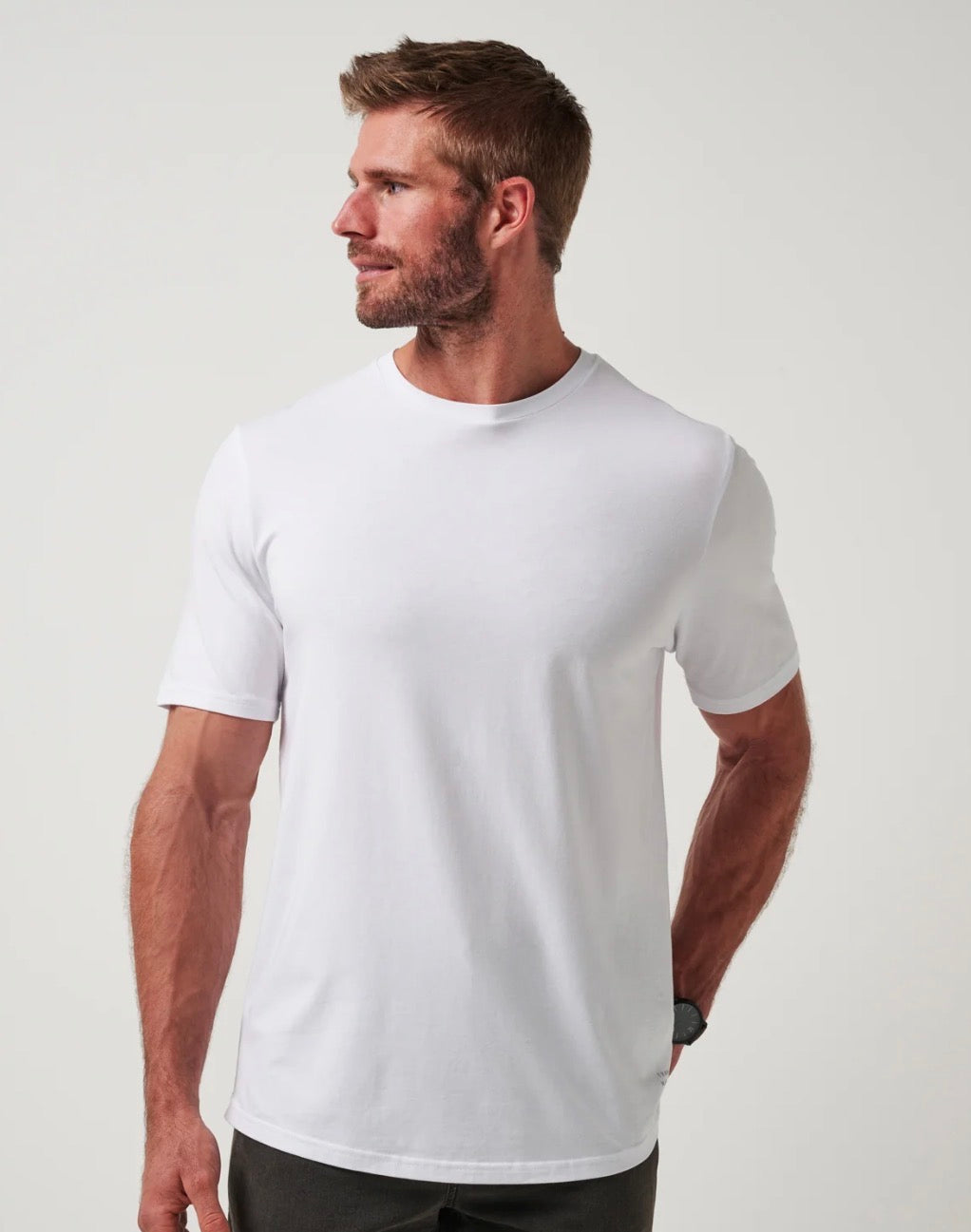 Travis Mathew Cloud Crew Tee - White