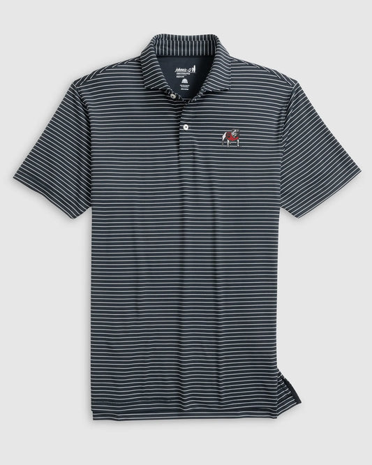Beau Striped Performance Jersey Polo