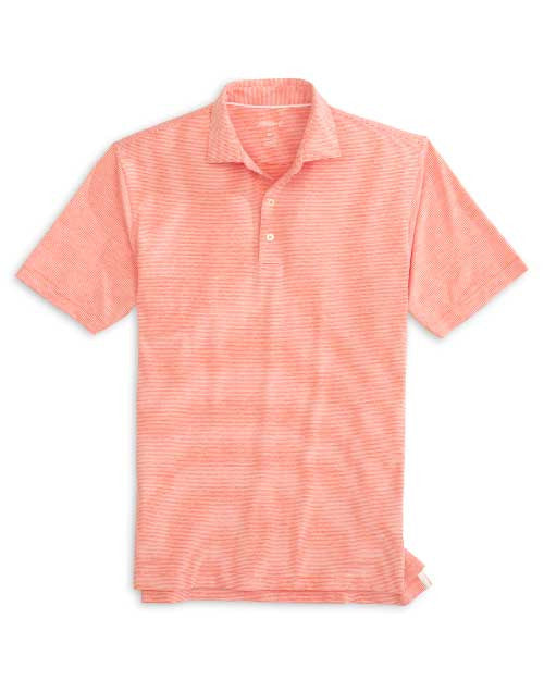 Lyndonn Striped Jersey Performance Polo