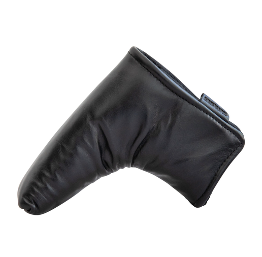 Louis Lloyd Black Leather Blade Putter Cover