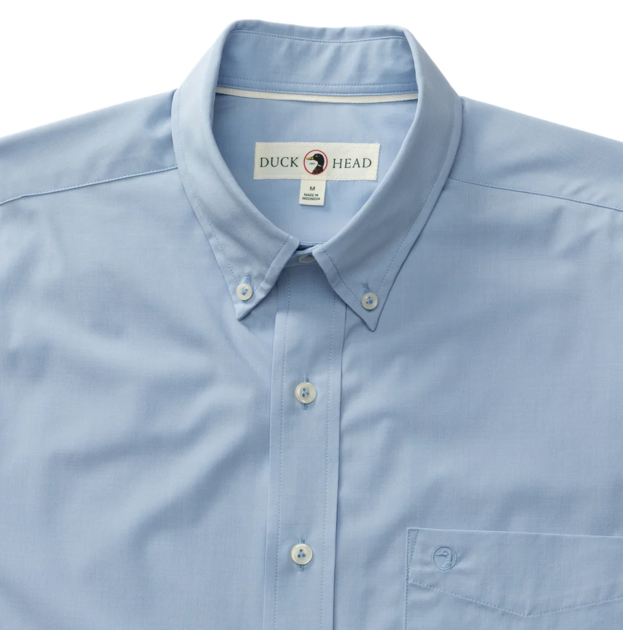 Duck Head - LS Performance Poplin Sport Light Blue