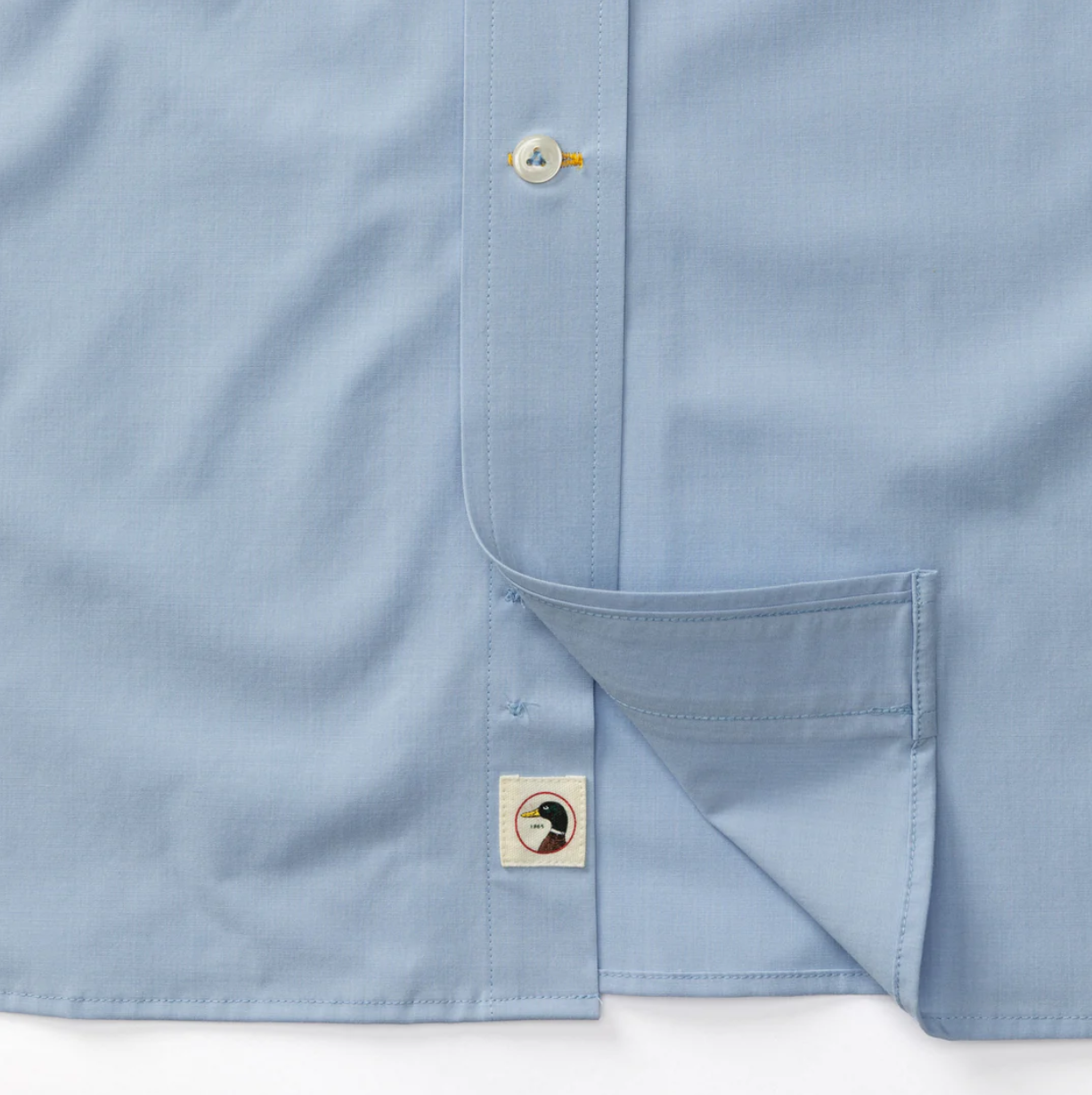 Duck Head - LS Performance Poplin Sport Light Blue