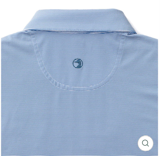 SS Long Drive Performance Polo Lake Blue