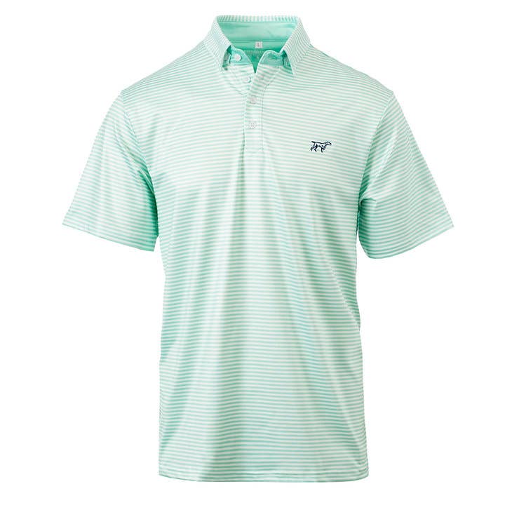Fieldstone - The Marshall Polo Mint Green/White Medium