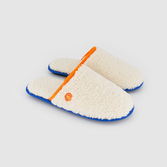 BILLYBELT - Orange Sherpa Slippers