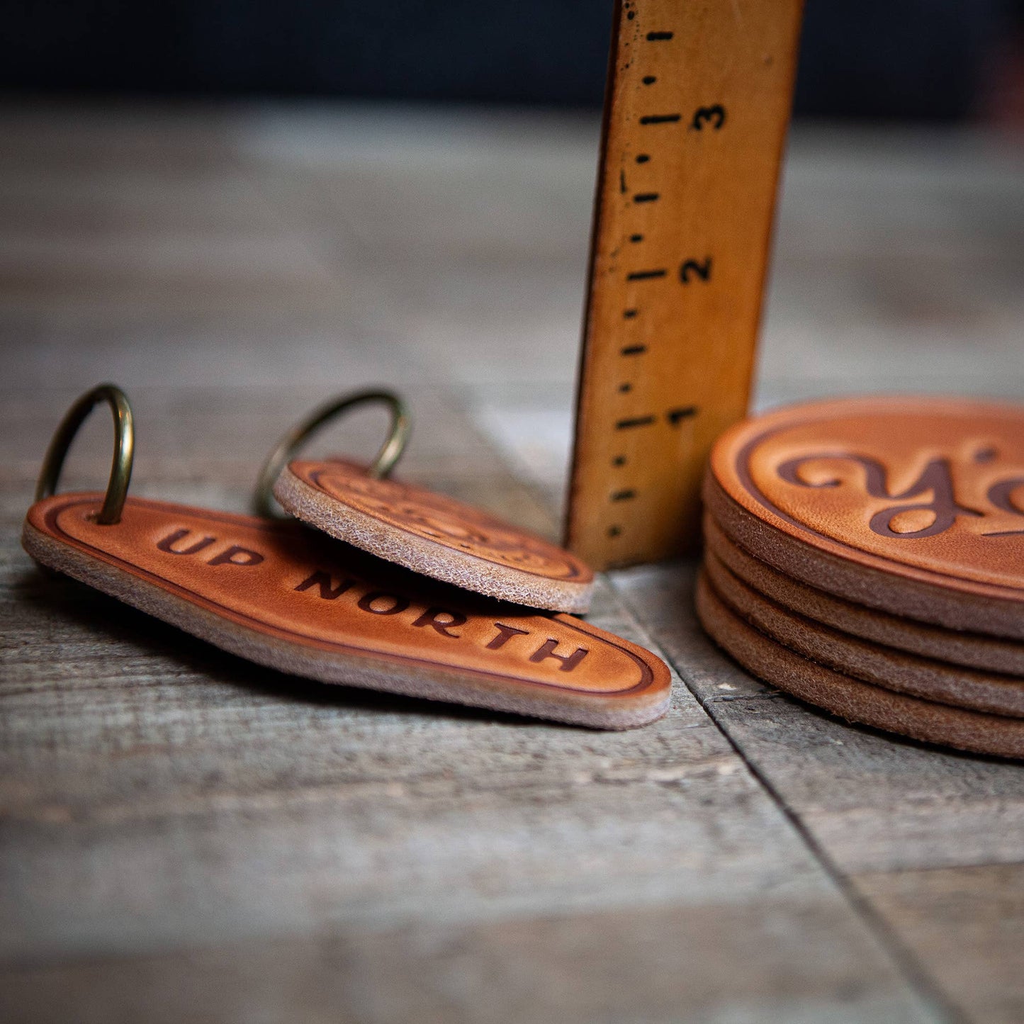 Sugarhouse Leather - Beer Me! Leather Coaster