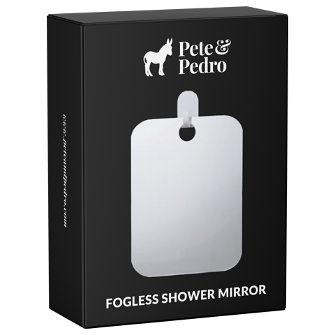 Pete & Pedro - Fogless Shower Mirror