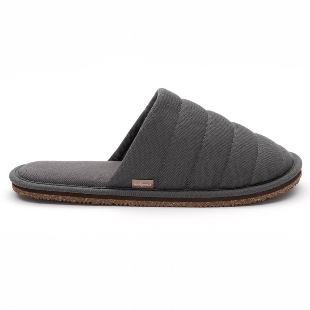 Feelgoodz - Men’s Quilted Mule Slipper: MEDIUM (8-9), LEAF
