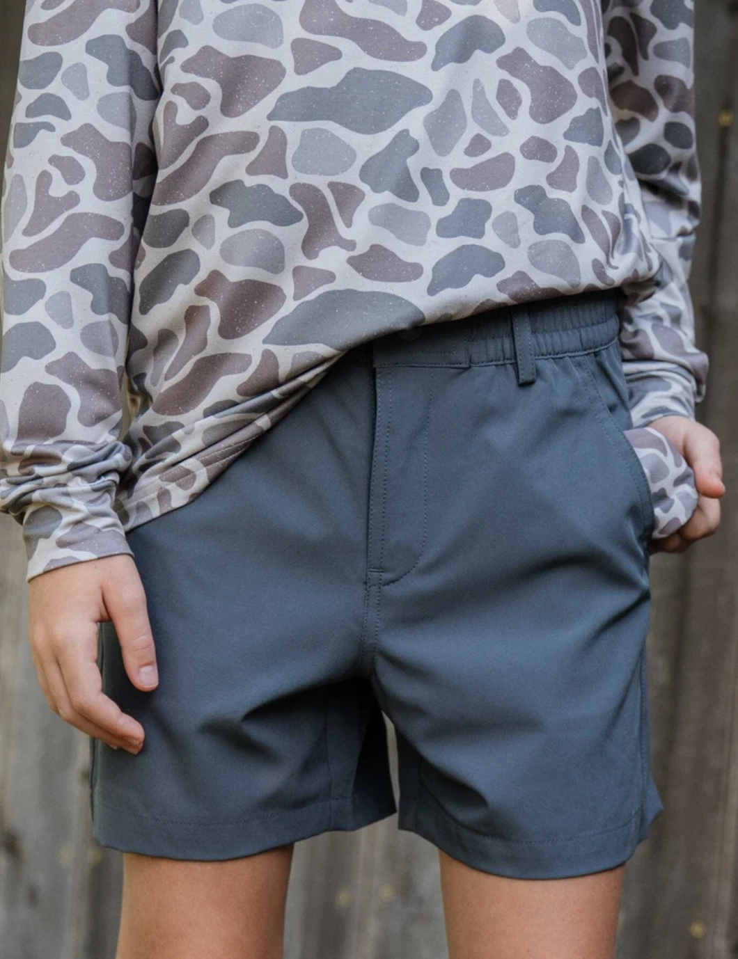 Burlebo - Youth Grey Deer Camo Pocket