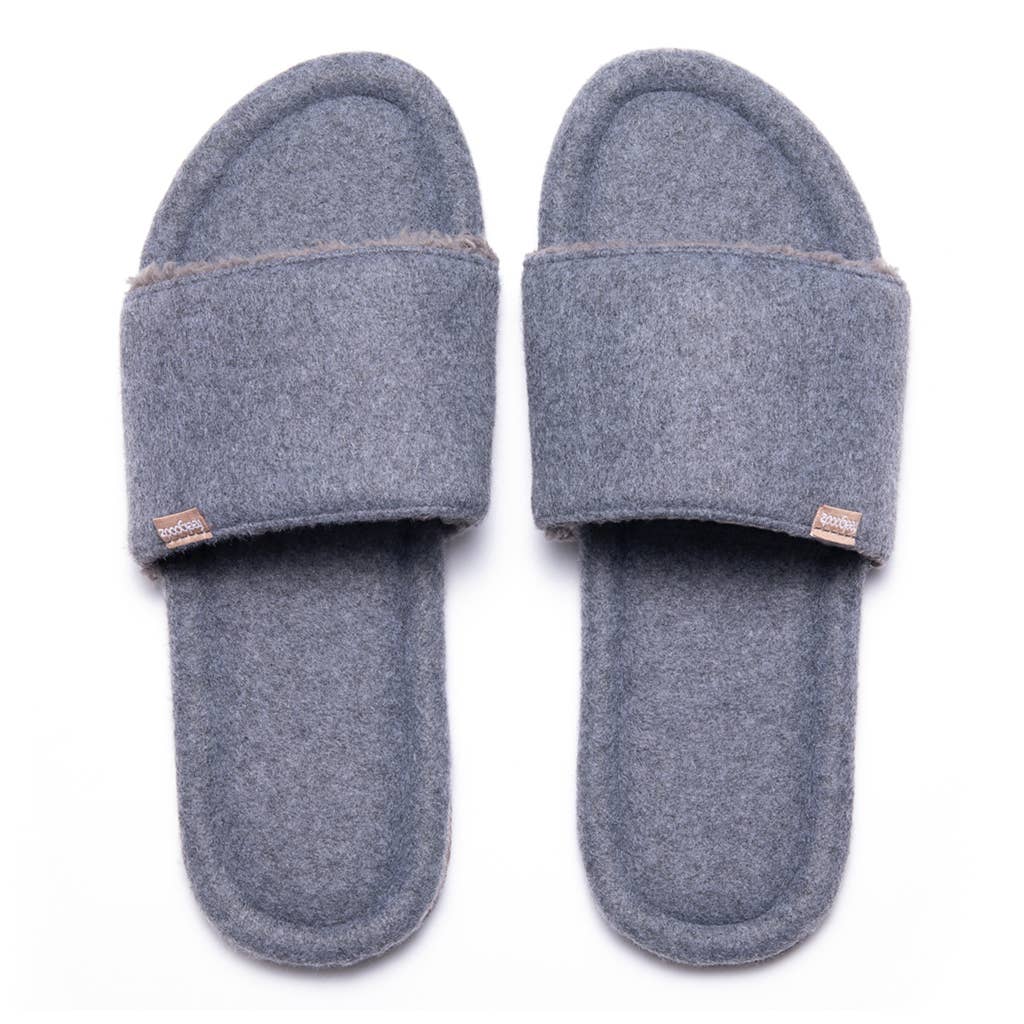 Feelgoodz - Men's Meridian Soft Slides: Large (9.5-11), Moon