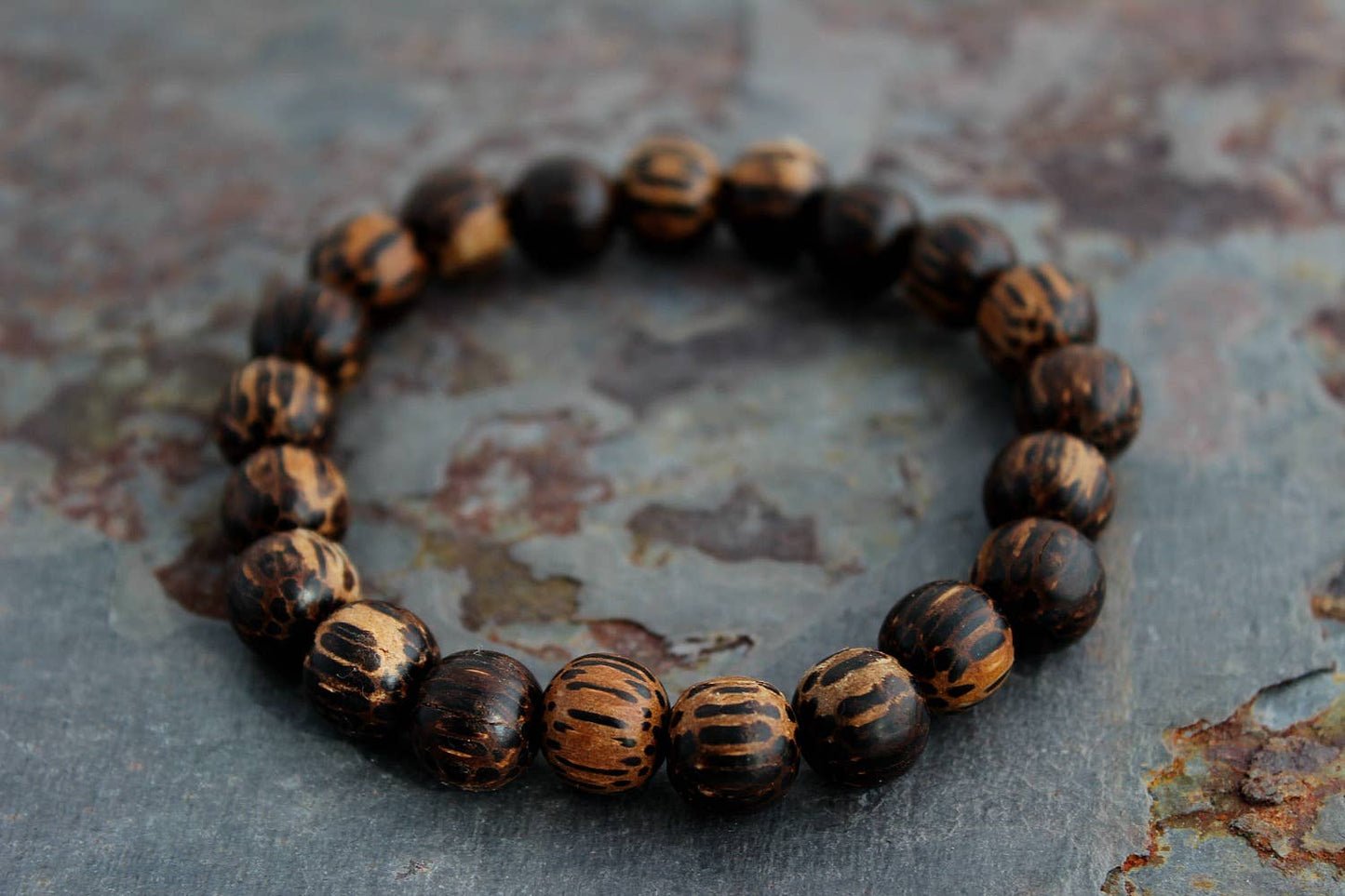 ManAndStone - Palm Wood Men's Bracelet 6mm