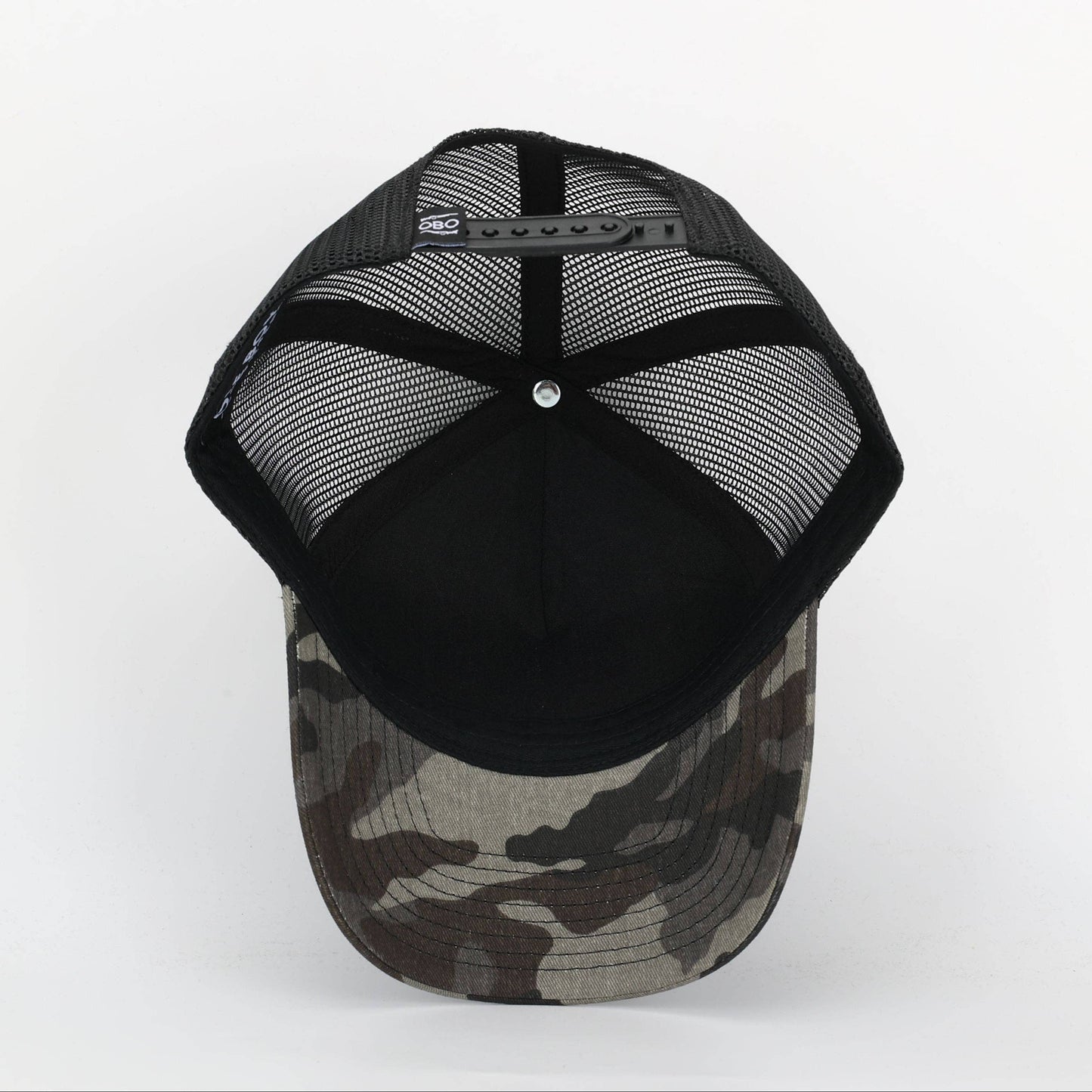 Ole Boy Outfitters - OLE BOY Black Camo Classic Logo Patch Hat