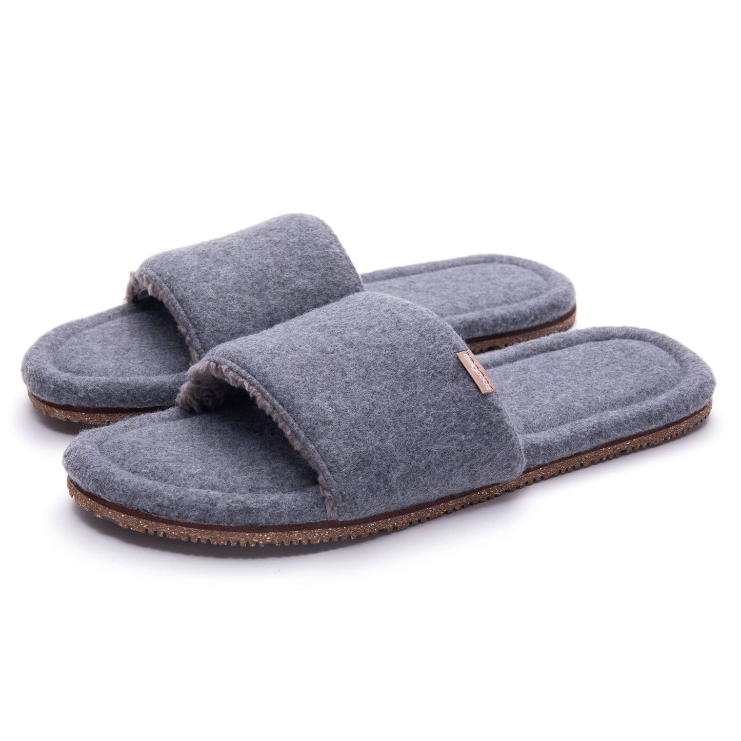 Feelgoodz - Men's Meridian Soft Slides: Large (9.5-11), Moon