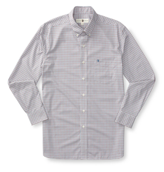 LS Performance Poplin Langley Plaid Shirt