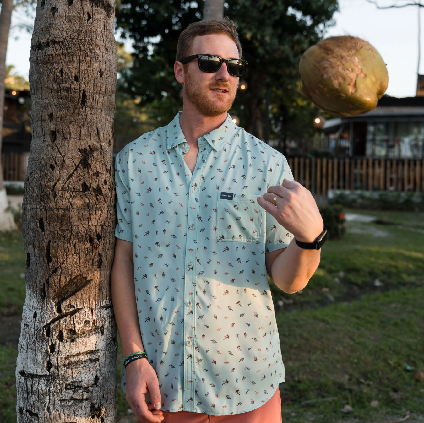 Burlebo - Tying Flies Performance Button Up