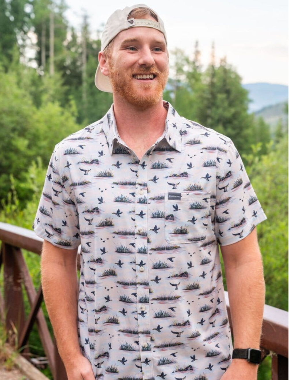 Burlebo - Duck Hunt Performance Button Up