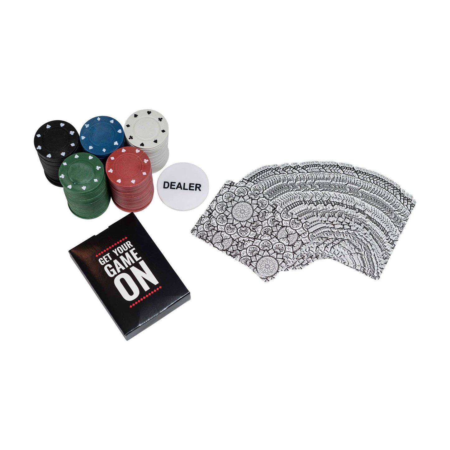 Mad Man - Men's Professional Poker in a Tin Set