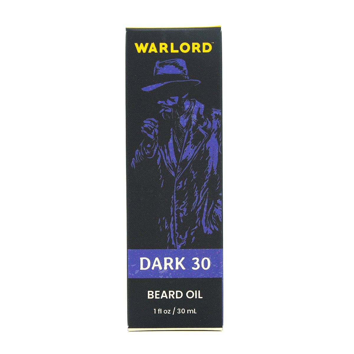 Warlord - Men's Grooming Essentials | Veteran Owned - Dark 30 Beard Oil: 1 oz