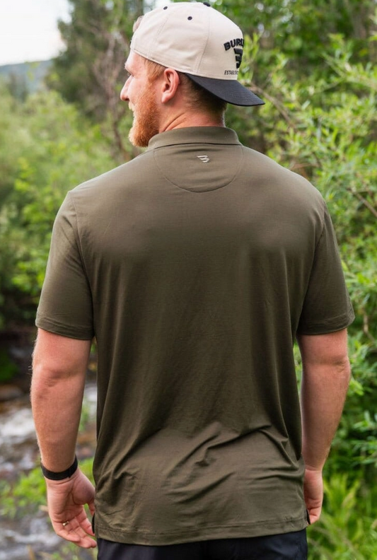 Burlebo - Performance Polo in Mallard Green