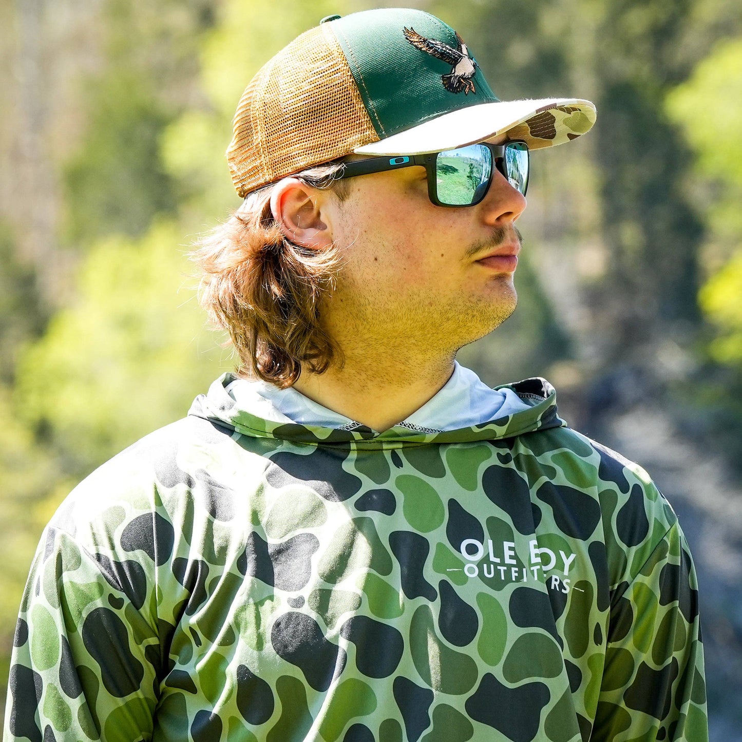 Ole Boy Outfitters - OLE BOY Flying Mallard Camo Trucker Hat