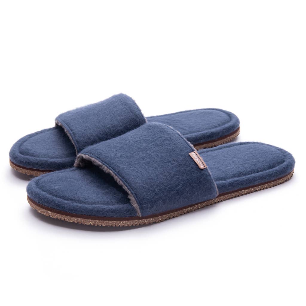 Feelgoodz - Men's Meridian Soft Slides: Large (9.5-11), Moon