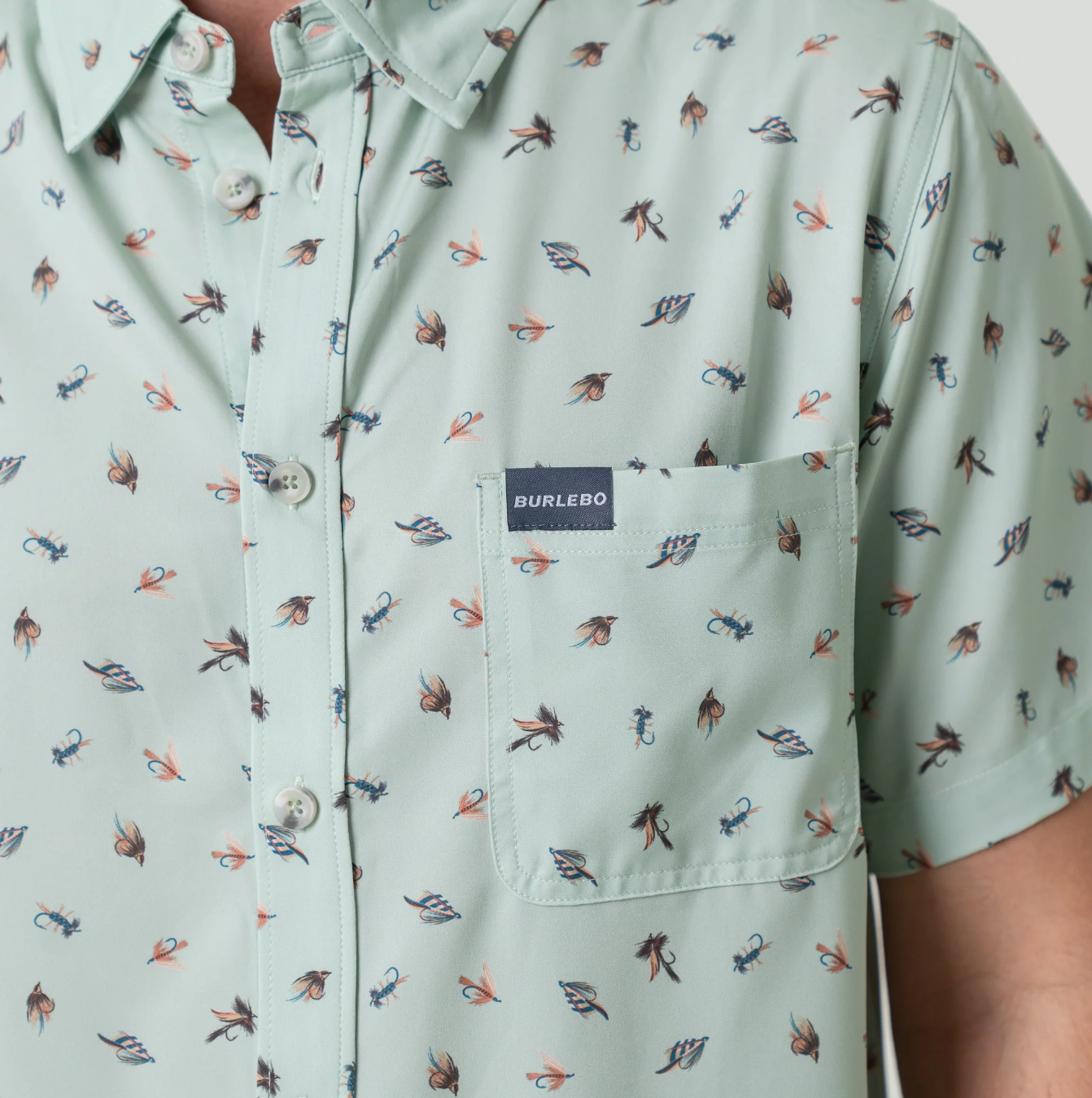 Burlebo - Tying Flies Performance Button Up