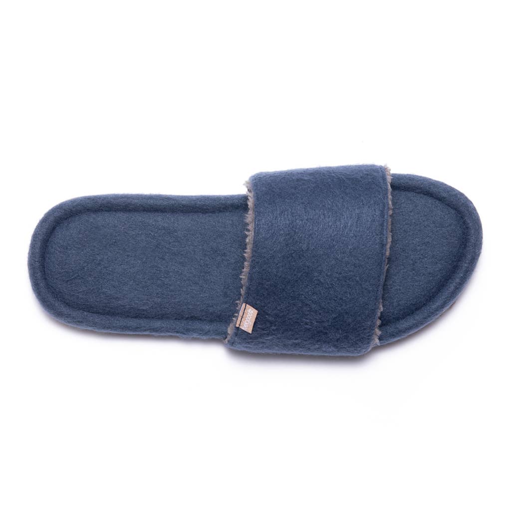 Feelgoodz - Men's Meridian Soft Slides: Large (9.5-11), Moon