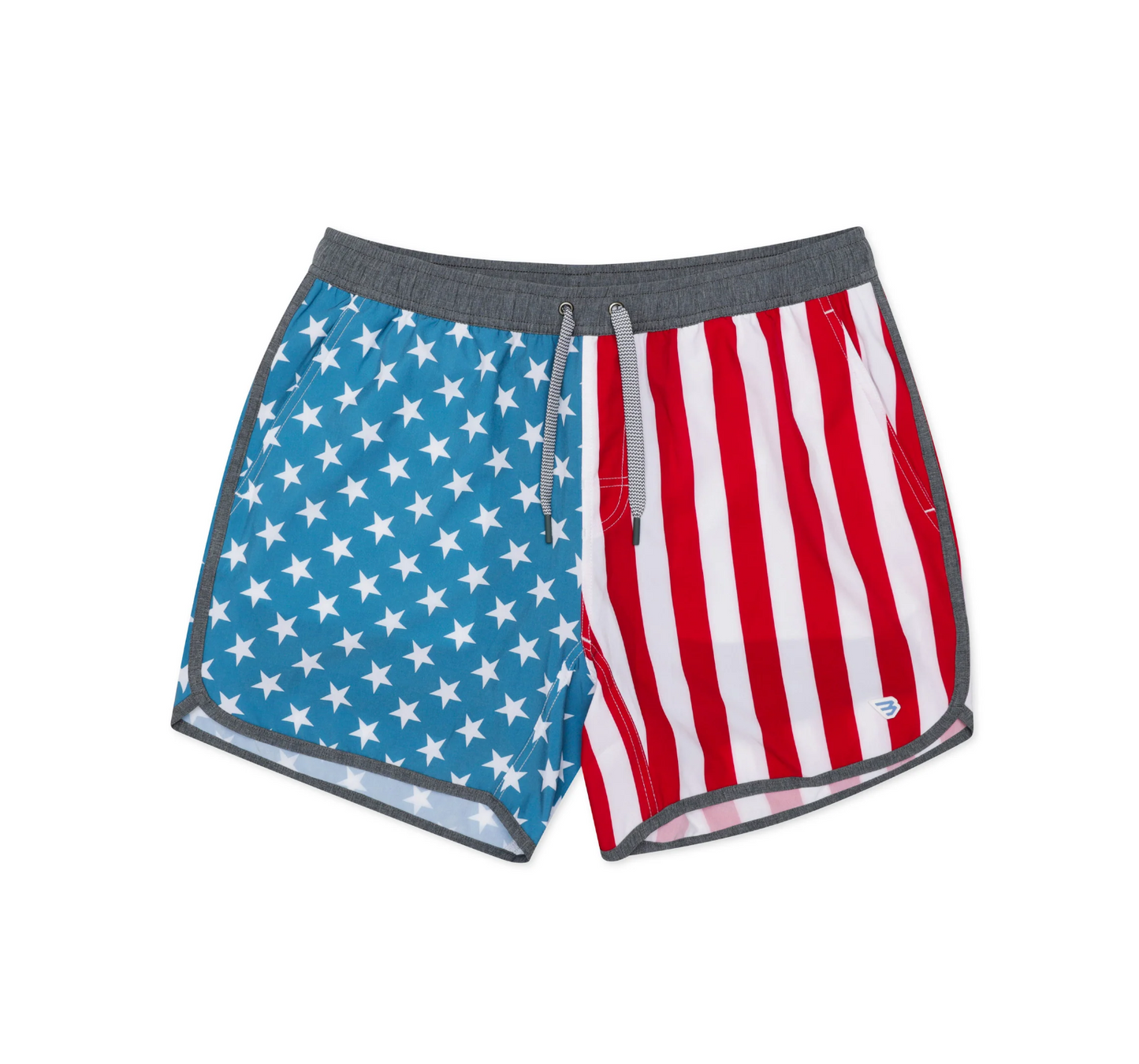 Burlebo - 5.5" Swim Trunks Throwback USA