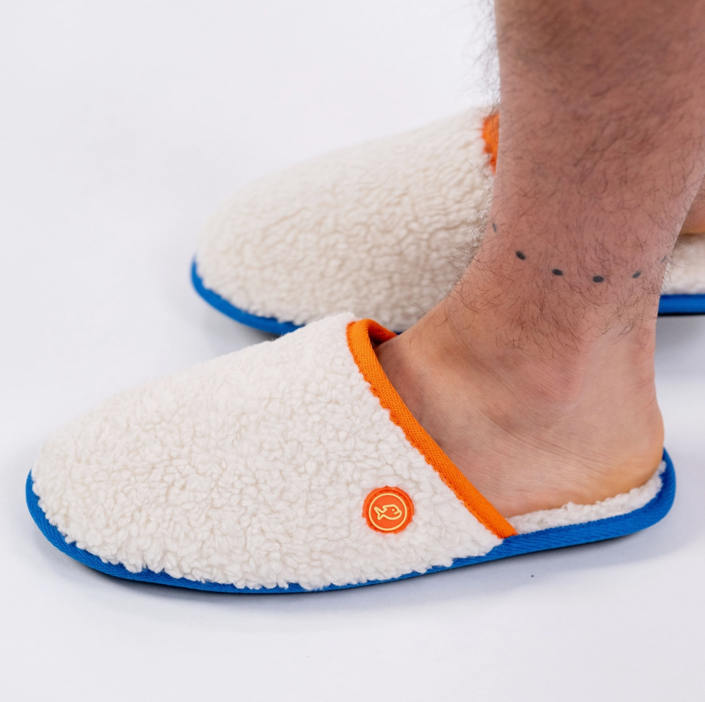 BILLYBELT - Orange Sherpa Slippers