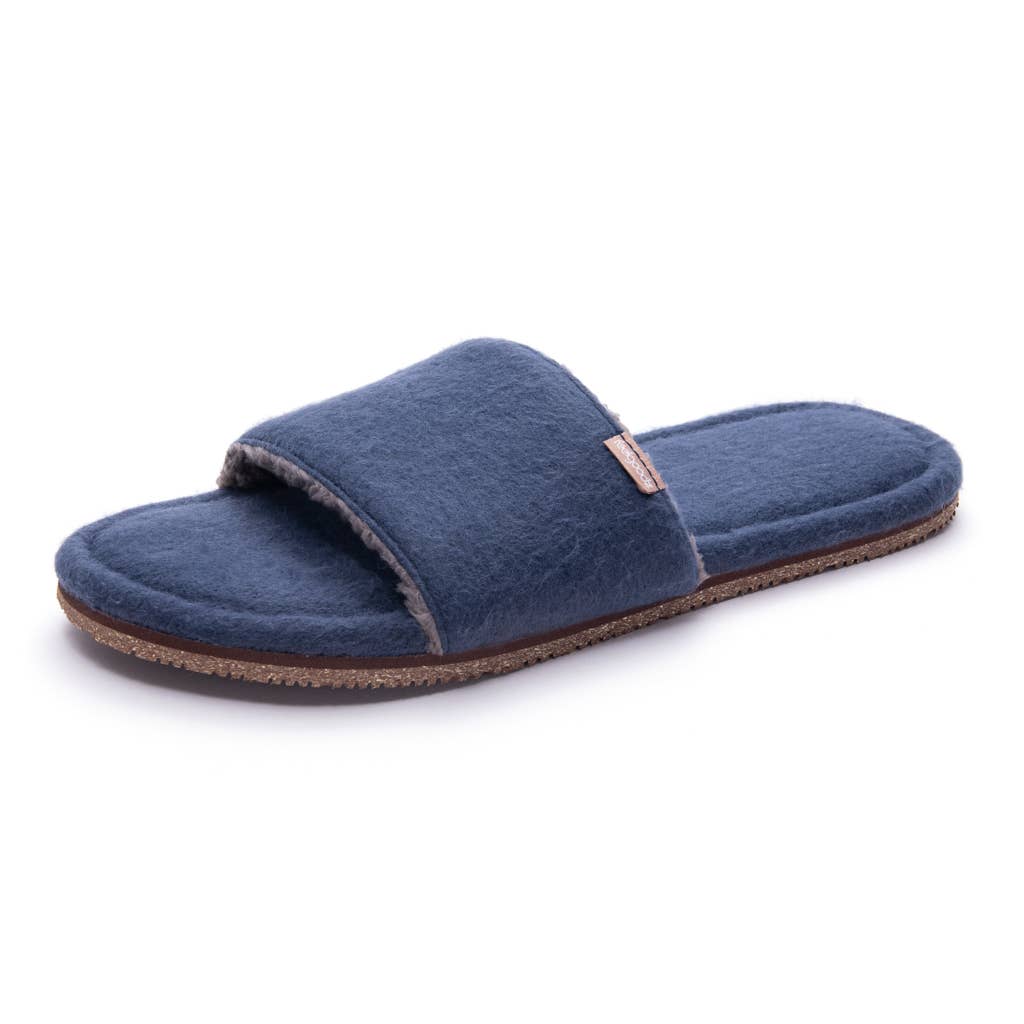 Feelgoodz - Men's Meridian Soft Slides: Large (9.5-11), Moon
