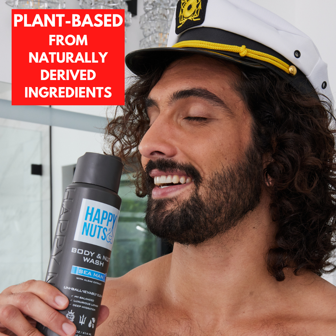 Happy Nuts - Body & Nut Wash- Sea Man