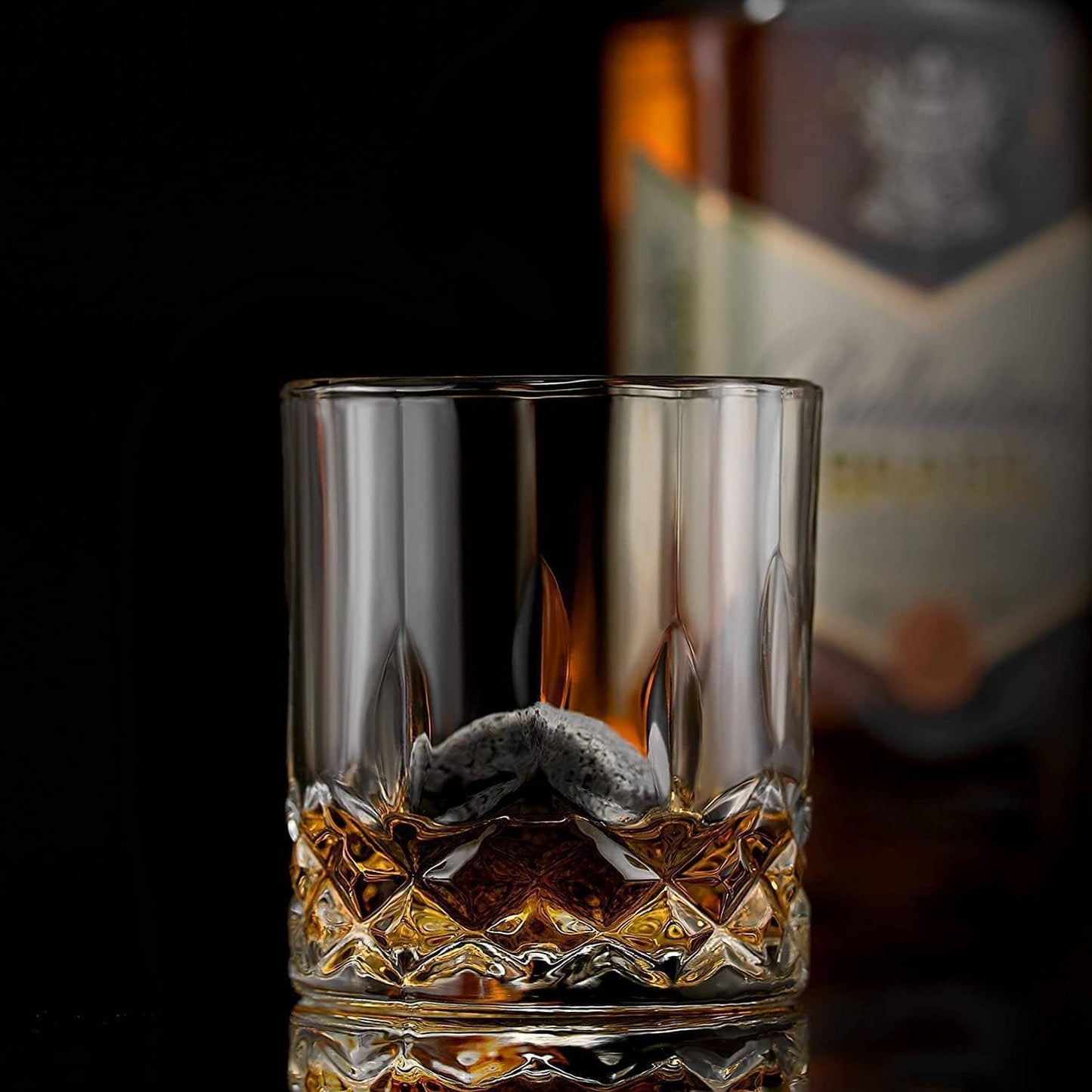 ROCKS Whiskey Chilling Stones - The Connoisseur's Set - Signature Whiskey Glass Edition